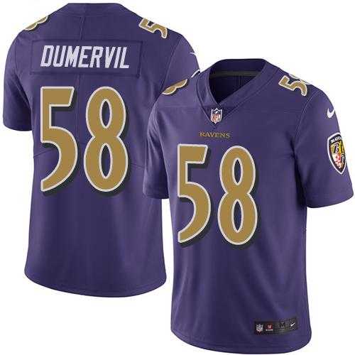 Nike Men & Women & Youth Ravens 58 Elvis Dumervil Purple Color Rush Limited Jersey,We sell and wholesale Nike Men & Women & Youth Ravens 58 Elvis Dumervil Purple Color Rush Limited Jersey on line form chian!